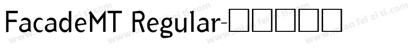FacadeMT Regular字体转换